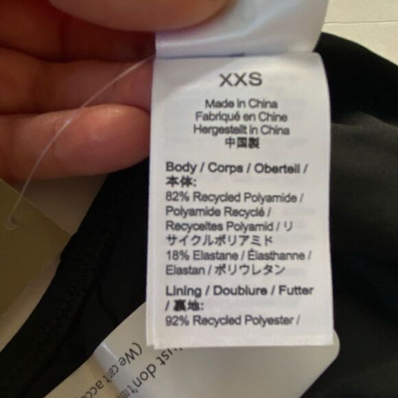 J Crew Black Scrunchie Strap Full Coverage Bikini Bottom Sz XXS NWT - Picture 7 of 12